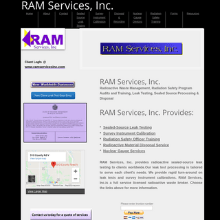 A complete backup of ramservicesinc.com