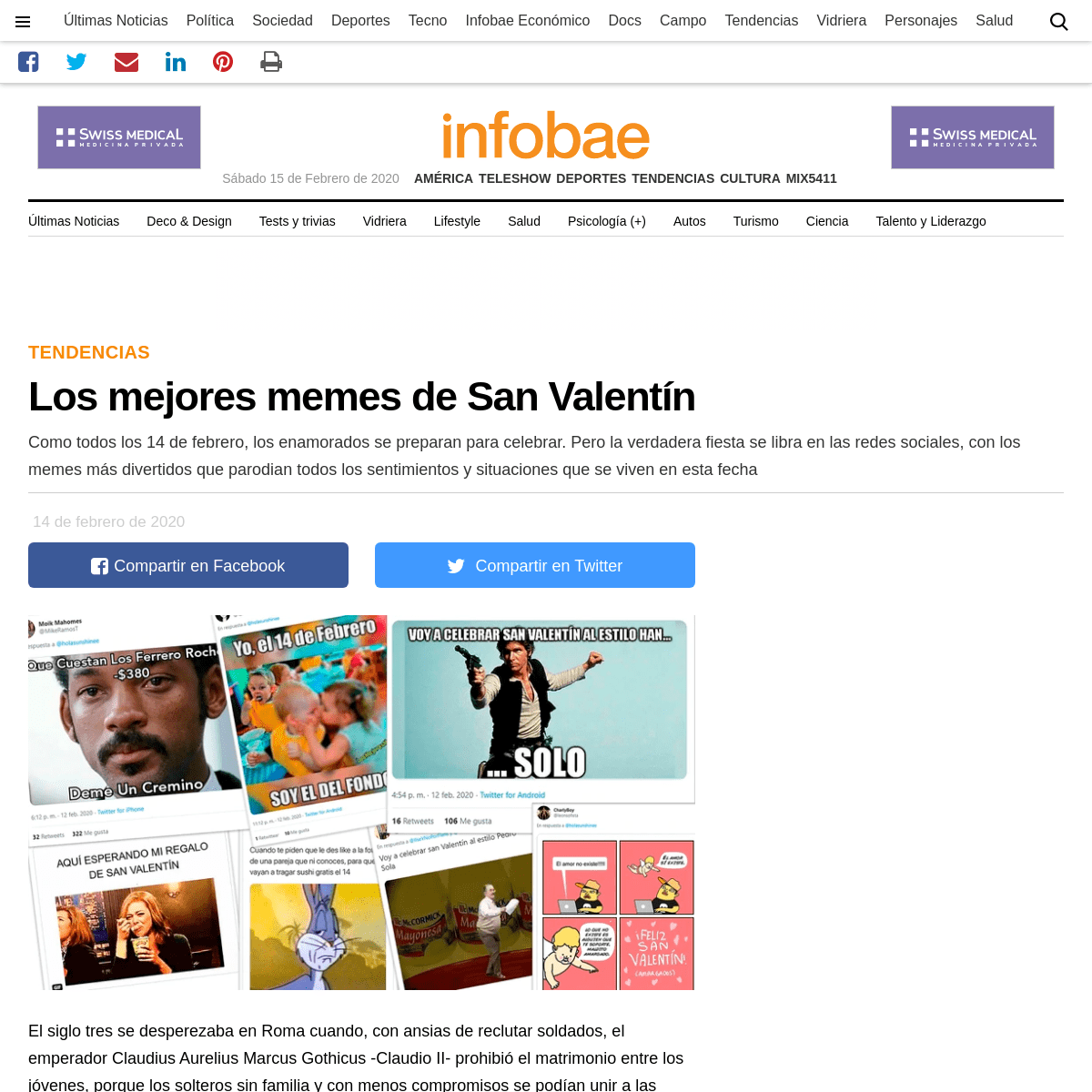 A complete backup of www.infobae.com/tendencias/2020/02/14/los-mejores-memes-de-san-valentin/