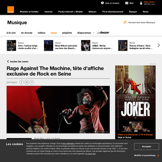 A complete backup of musique.orange.fr/news/rage-against-the-machine-tete-d-affiche-exclusive-de-rock-en-seine-CNT000001nAIrW.ht