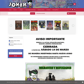 A complete backup of jokercomics.es