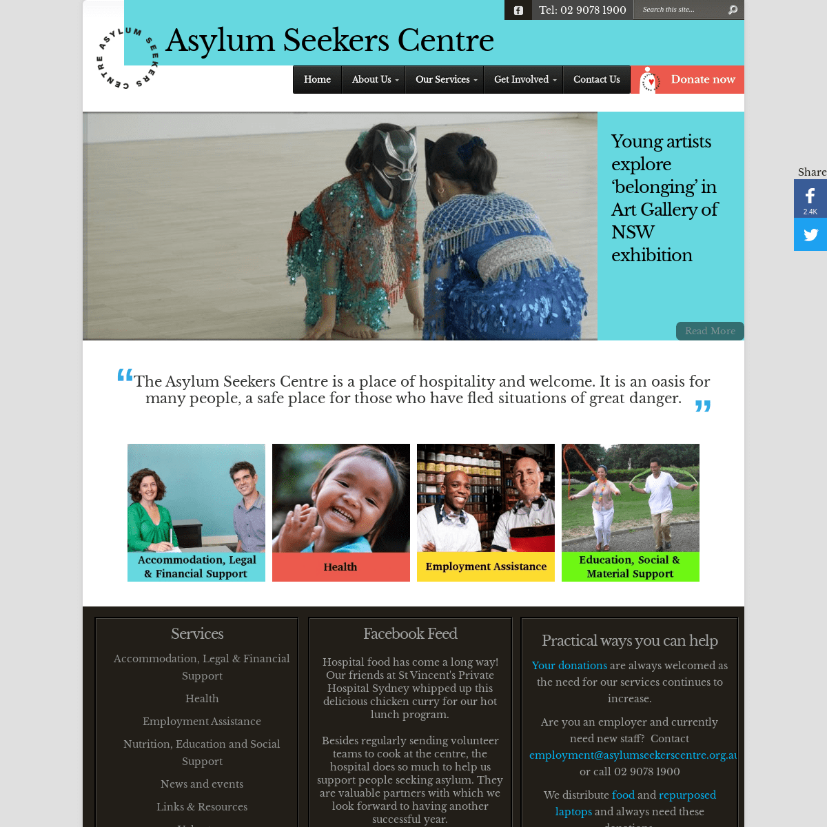 A complete backup of asylumseekerscentre.org.au