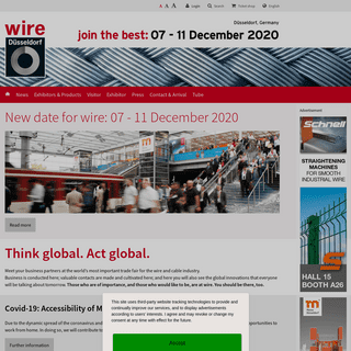 A complete backup of wire-tradefair.com