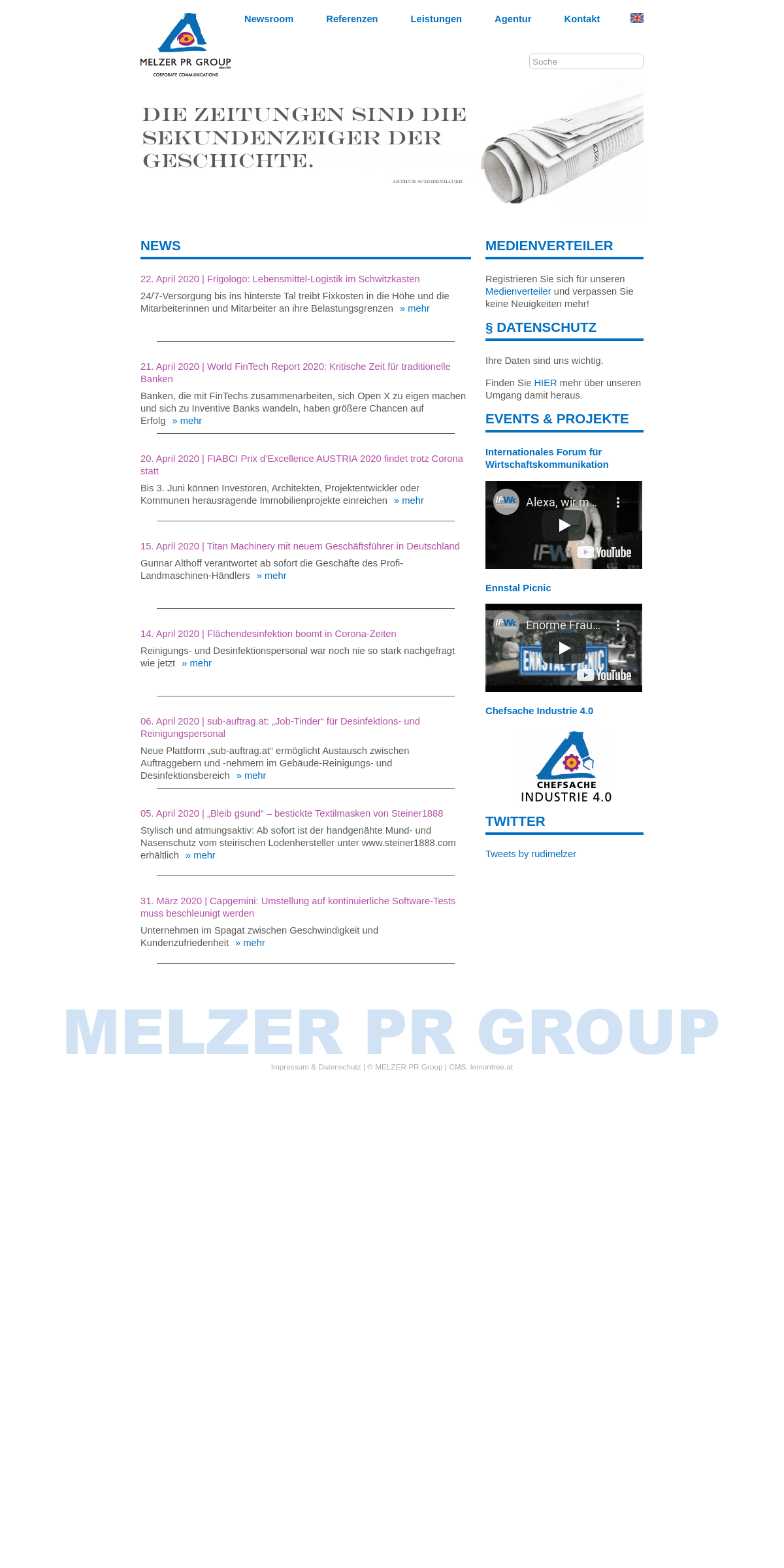 A complete backup of melzer-pr.com