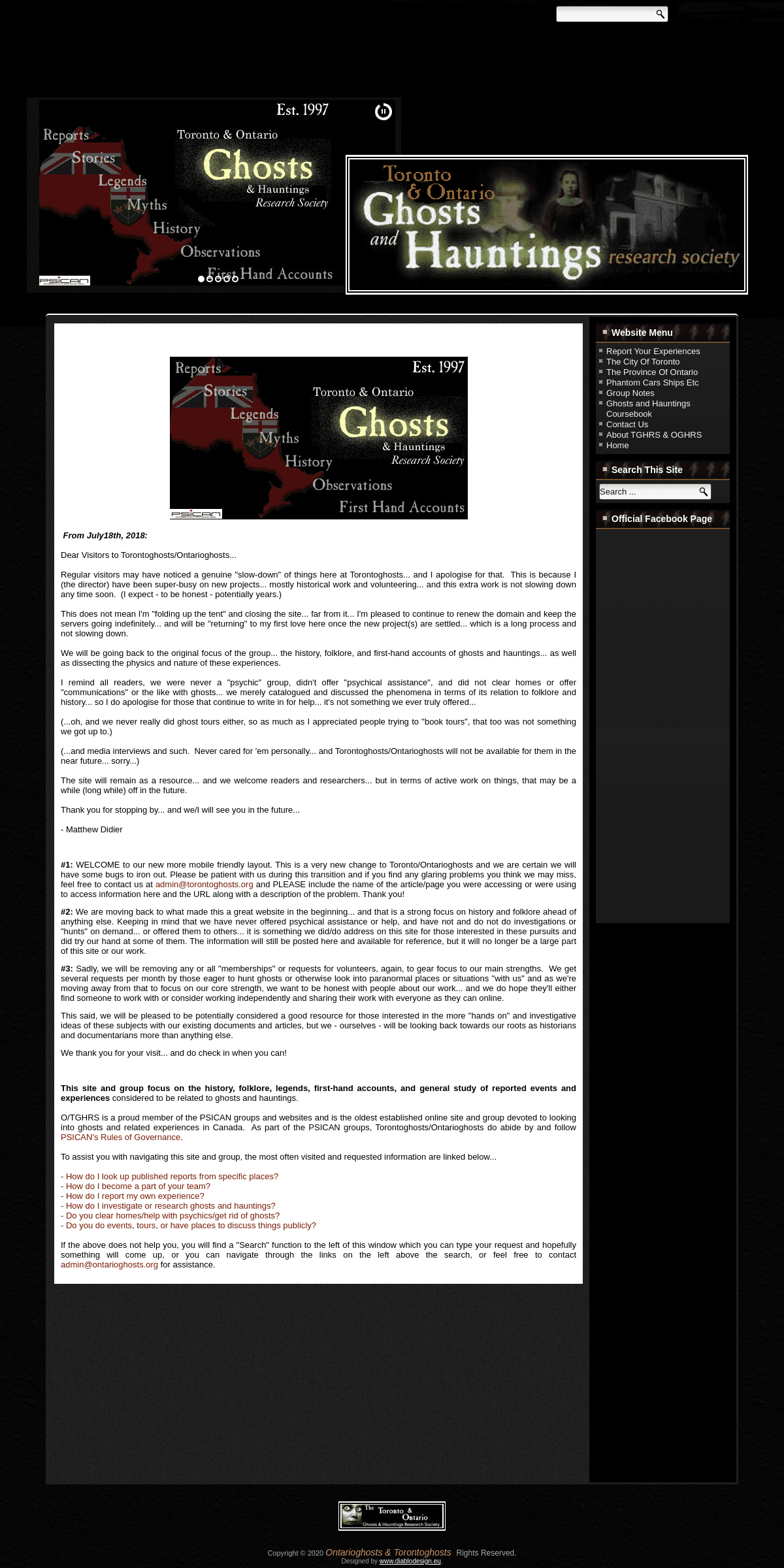 A complete backup of torontoghosts.org