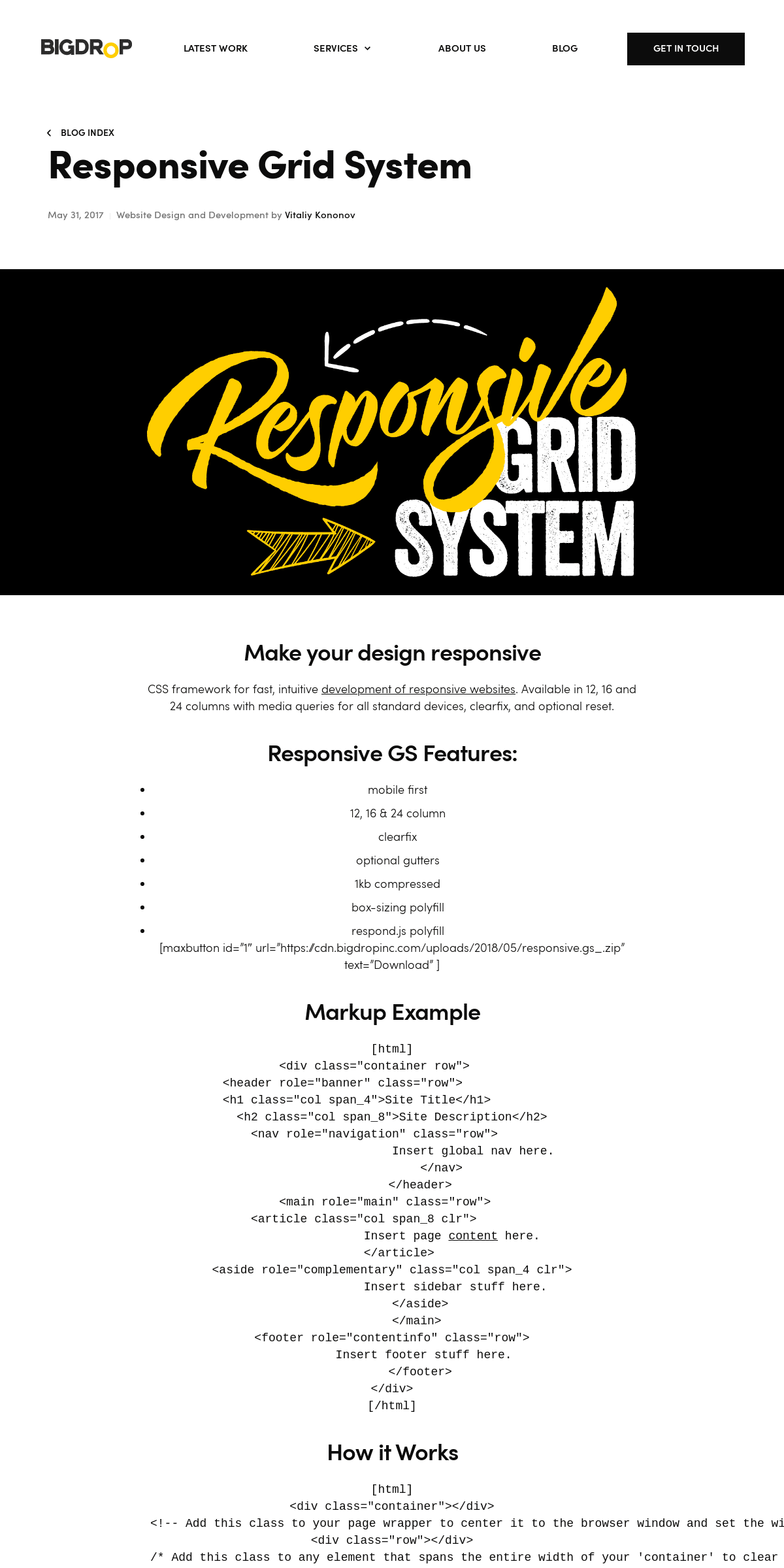 A complete backup of responsive.gs