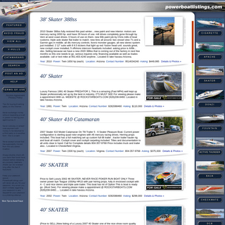 A complete backup of powerboatlistings.com