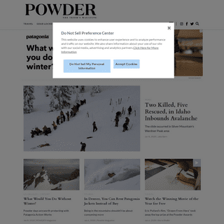 A complete backup of powder.com