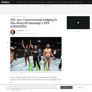 A complete backup of www.forbes.com/sites/brianmazique/2020/02/09/ufc-247-controversial-judge-defends-his-shocking-scorecard-for