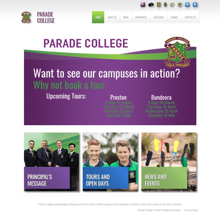 A complete backup of parade.vic.edu.au