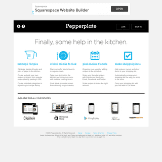 A complete backup of pepperplate.com