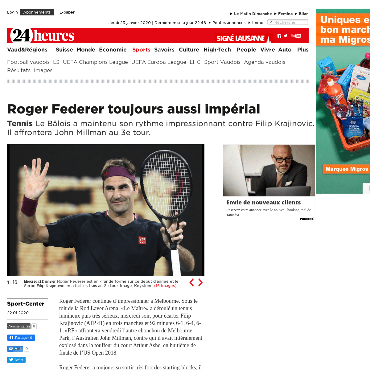 A complete backup of www.24heures.ch/sports/actu/roger-federer-toujours-imperial/story/25188473