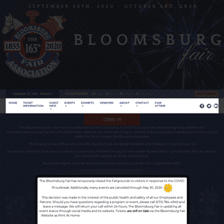 A complete backup of bloomsburgfair.com