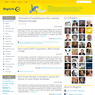 A complete backup of blogactiv.eu
