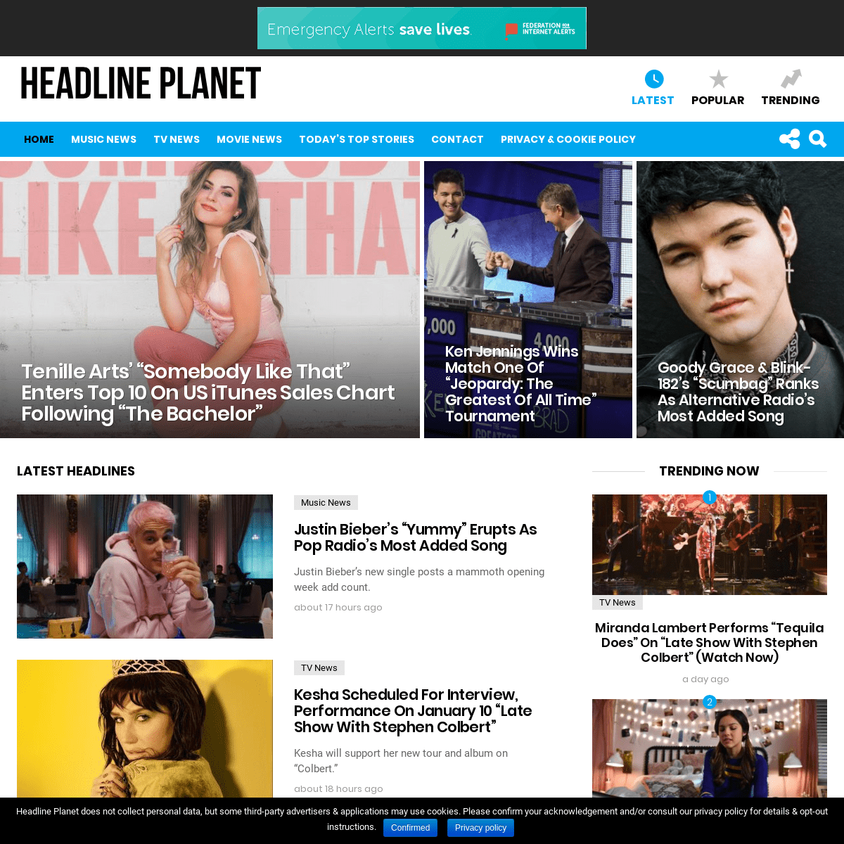 A complete backup of headlineplanet.com