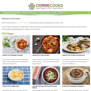 A complete backup of corriecooks.com
