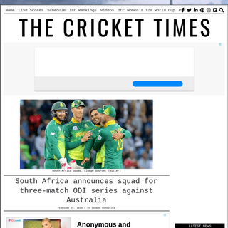 A complete backup of crickettimes.com/2020/02/south-africa-announce-squad-for-three-match-odi-series-against-australia/