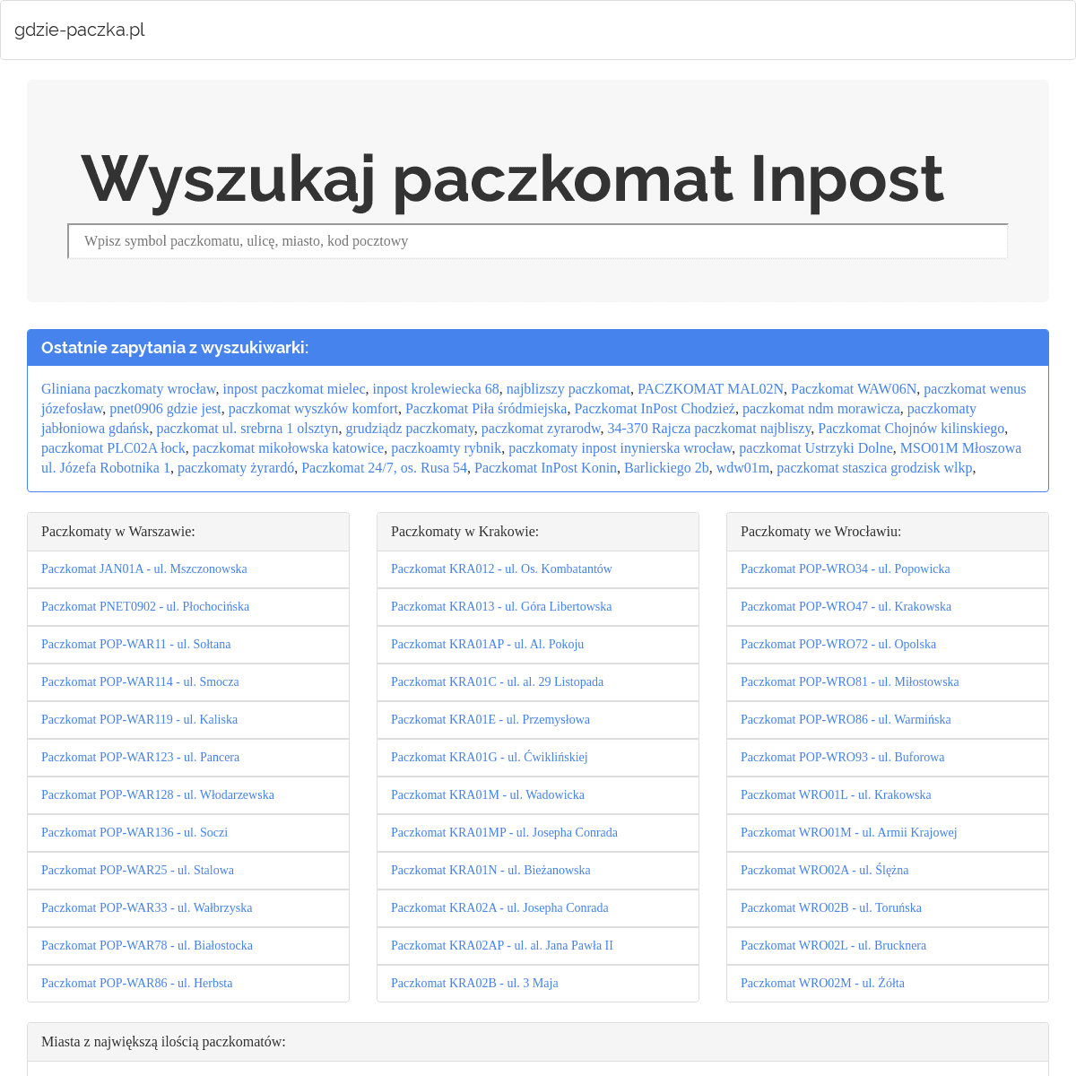A complete backup of gdzie-paczka.pl