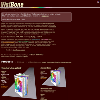 A complete backup of visibone.com