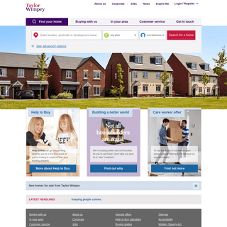 A complete backup of taylorwimpey.co.uk