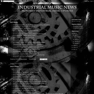 A complete backup of industrialmusicnews.blogspot.com