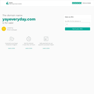A complete backup of yayeveryday.com