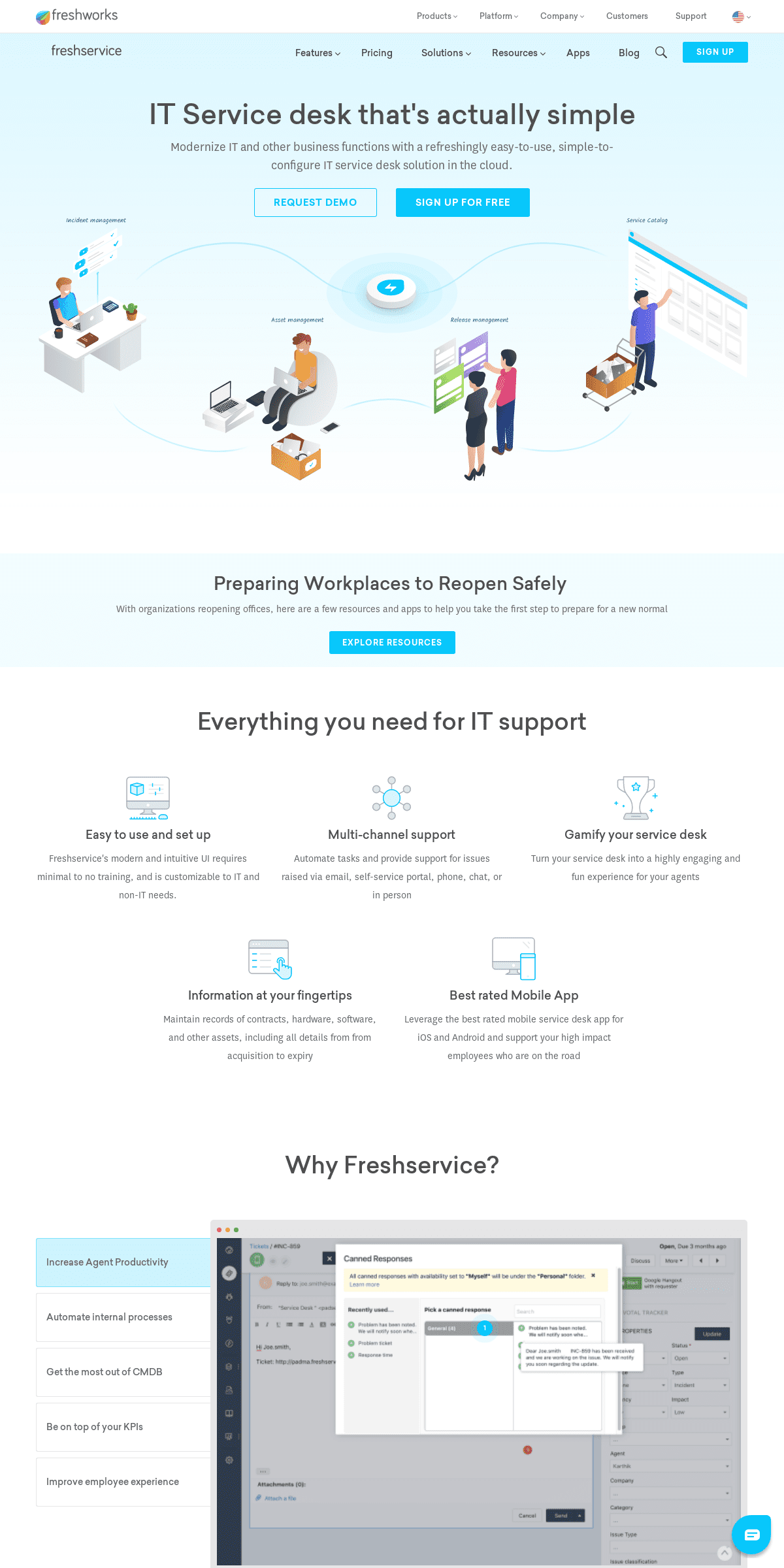 A complete backup of freshservice.com