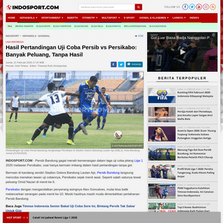 A complete backup of www.indosport.com/sepakbola/20200221/hasil-pertandingan-uji-coba-persib-vs-persikabo