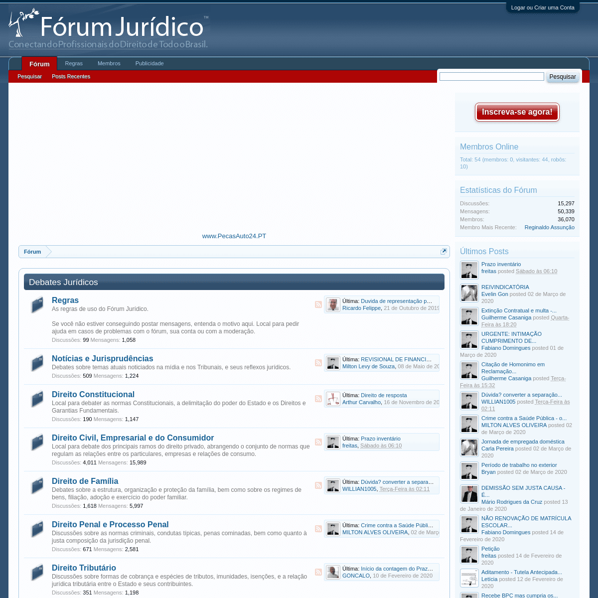 A complete backup of forumjuridico.org