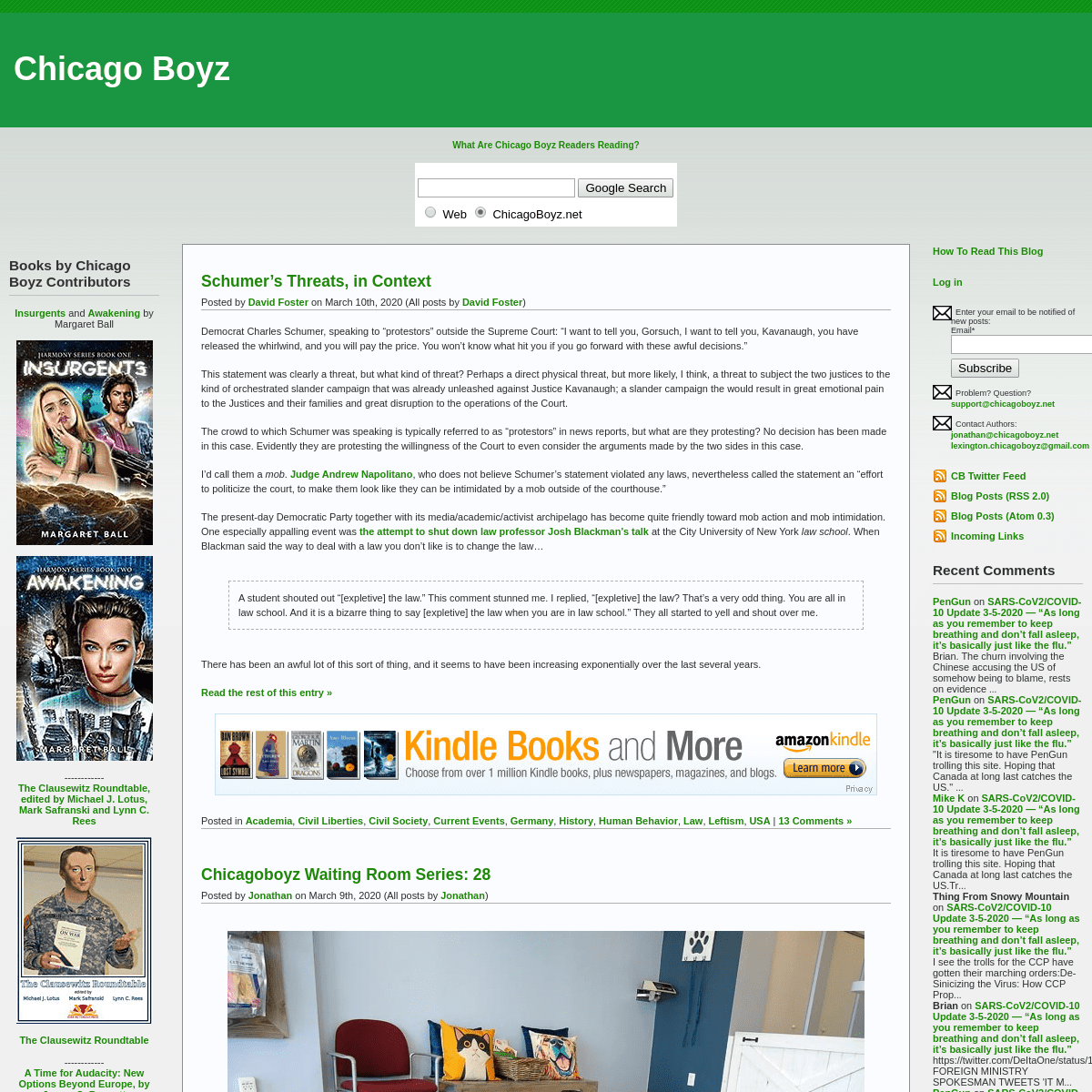A complete backup of chicagoboyz.net