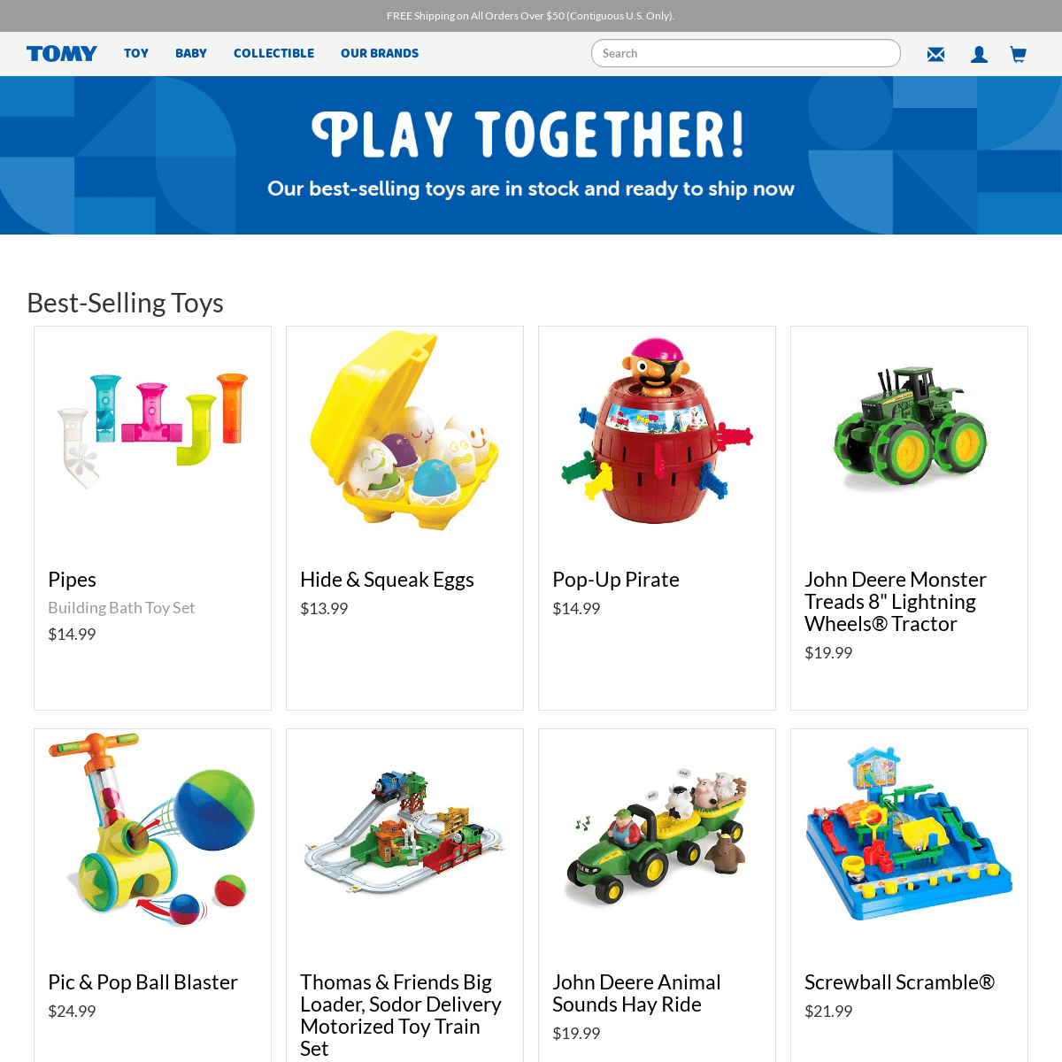 A complete backup of tomy.com