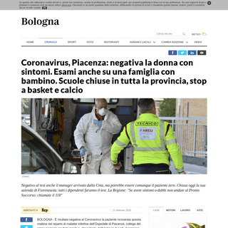 A complete backup of bologna.repubblica.it/cronaca/2020/02/21/news/il_paziente_zero_arrivato_dalla_cina_ricoverato_nel_piacentin
