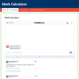 A complete backup of mathcalculator.org