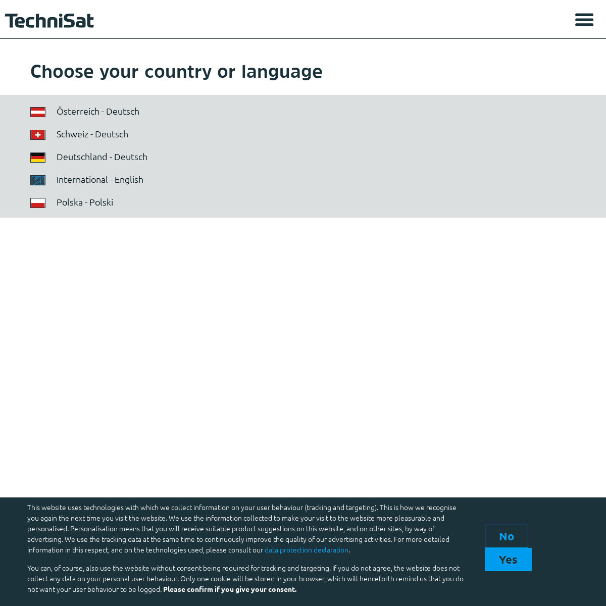 A complete backup of technisat.com