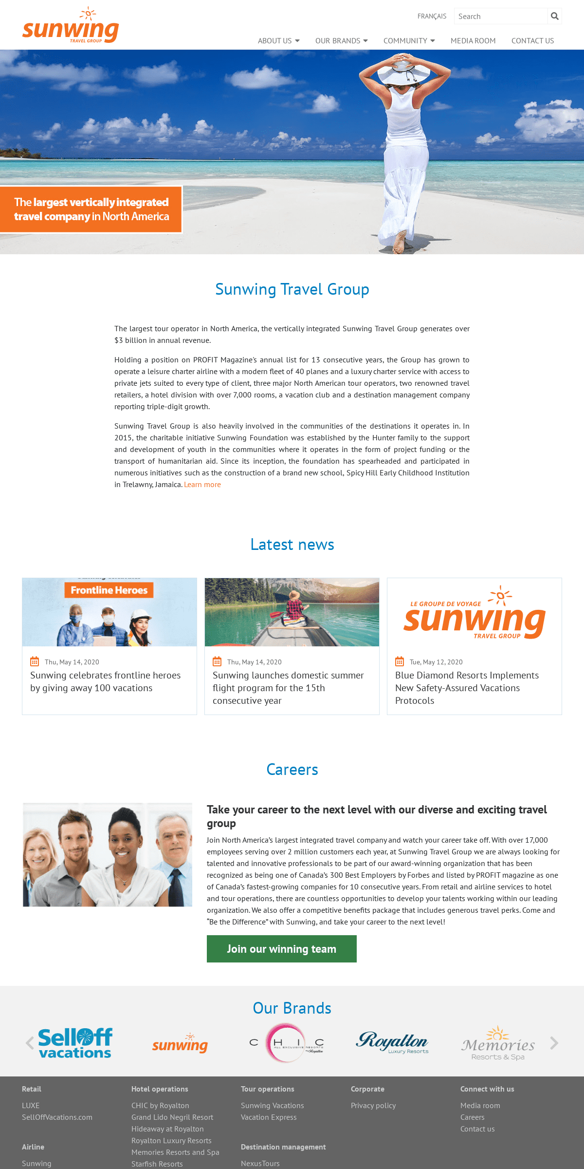 A complete backup of sunwingtravelgroup.com