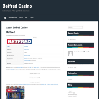 A complete backup of betfred88.net