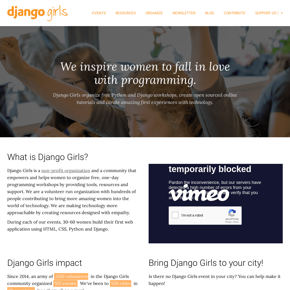 A complete backup of djangogirls.org