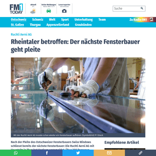A complete backup of www.fm1today.ch/ostschweiz/stgallen/rheintaler-betroffen-der-naechste-fensterbauer-geht-pleite-136454113