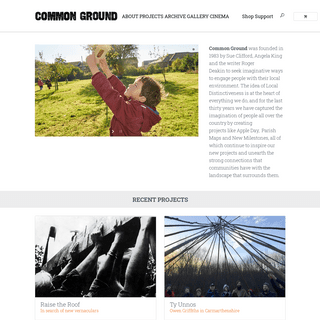 A complete backup of commonground.org.uk