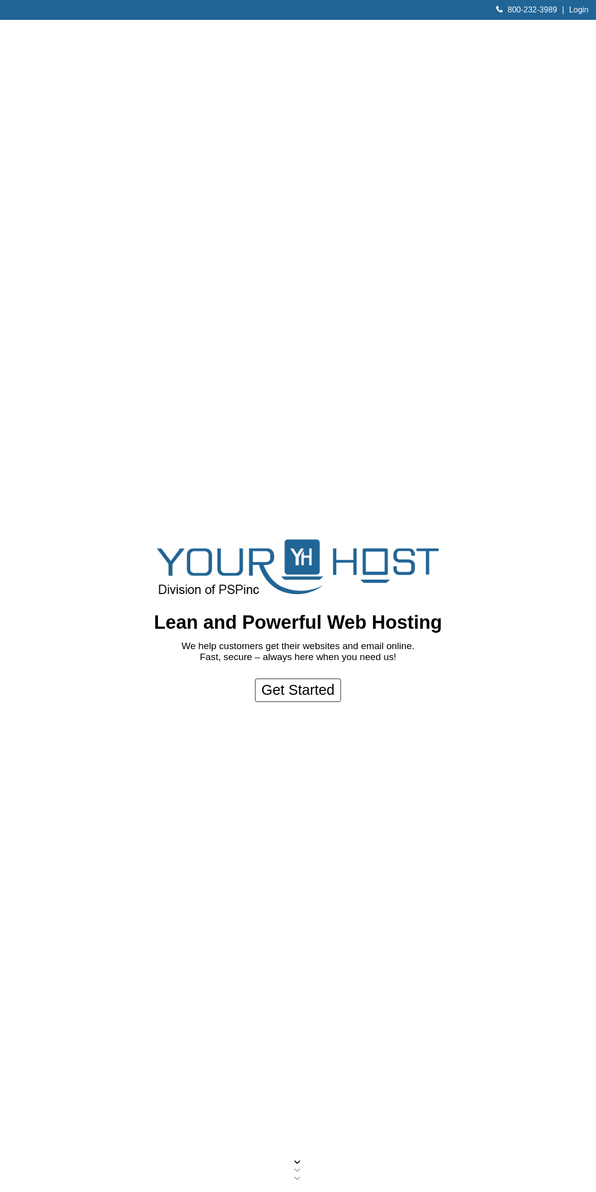 A complete backup of yourhost.com