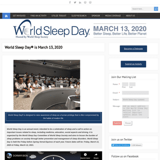 A complete backup of worldsleepday.org