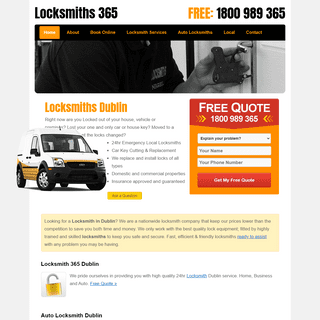 A complete backup of locksmiths365.ie
