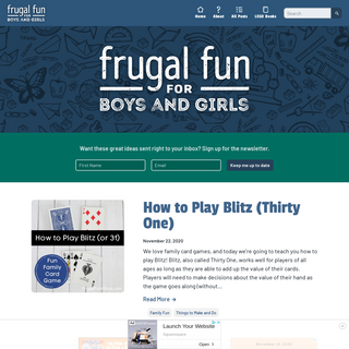 A complete backup of frugalfun4boys.com