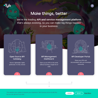 A complete backup of tyk.io