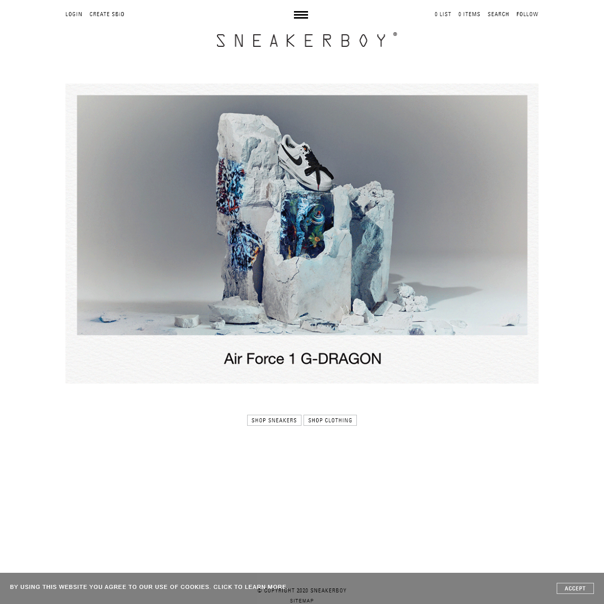 A complete backup of sneakerboy.com