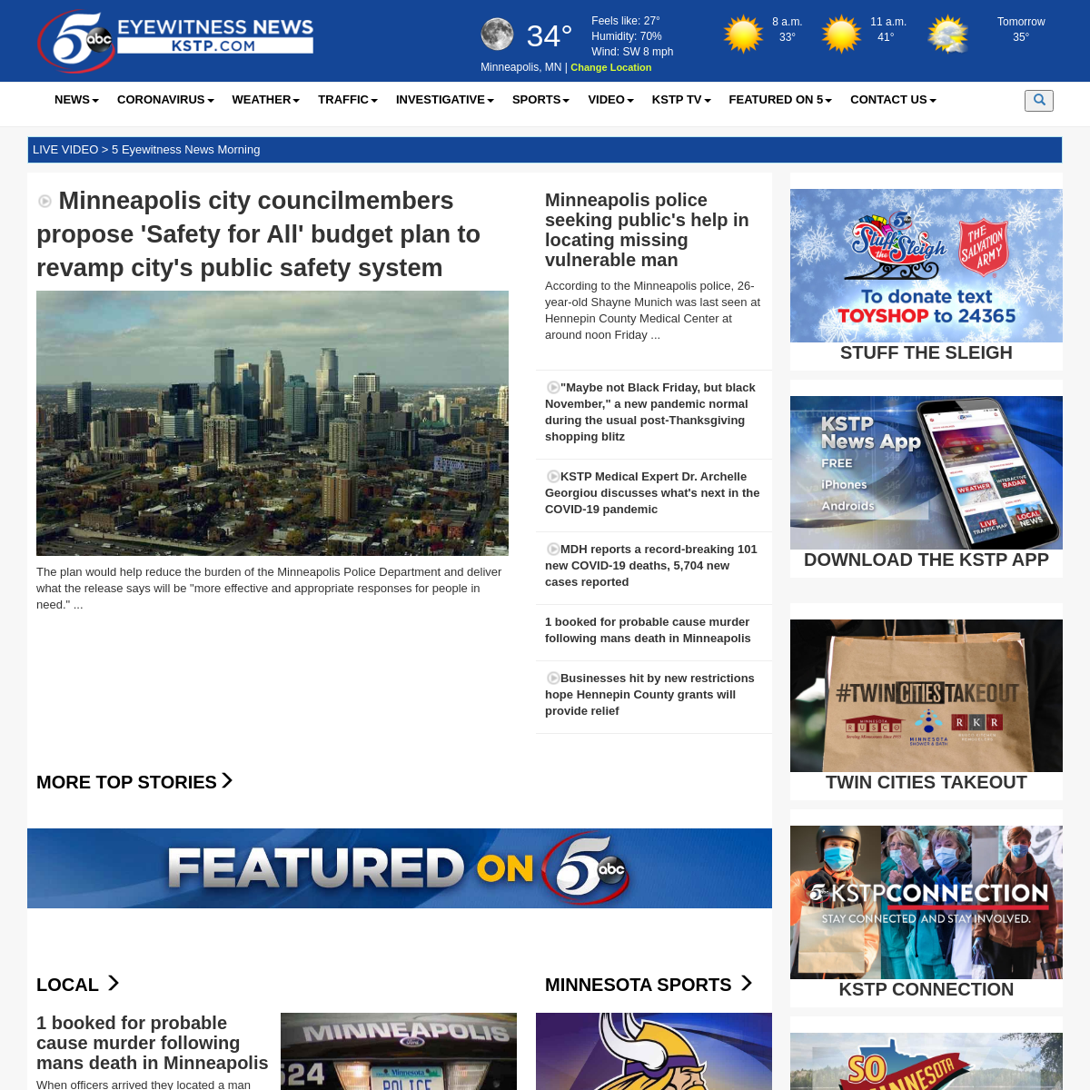 KSTP TV Minneapolis and St. Paul News, Weather and Sports