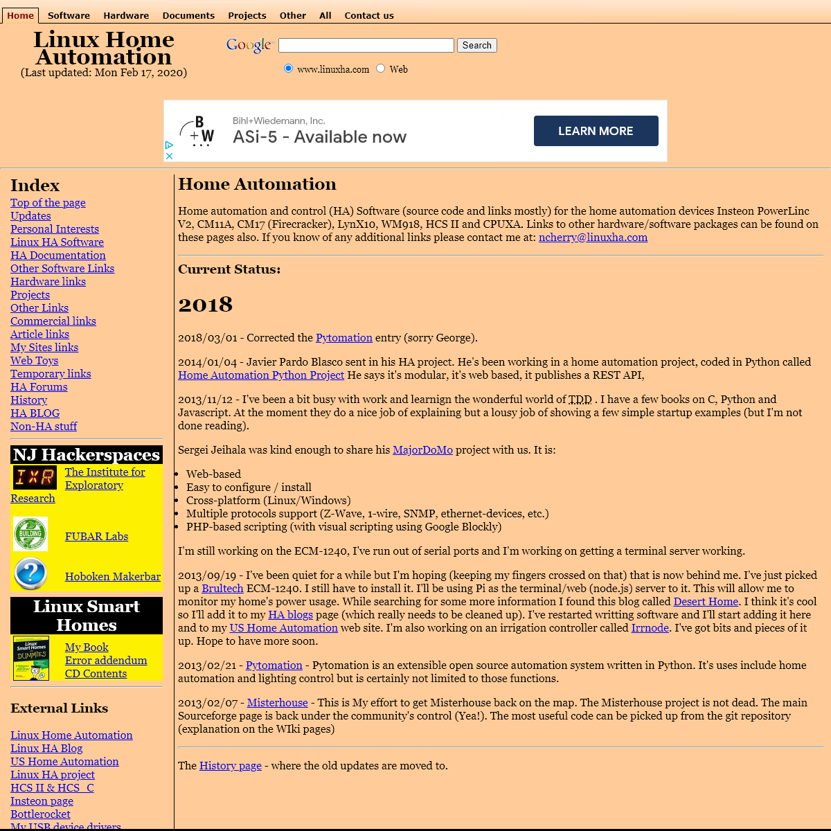 A complete backup of linuxha.com