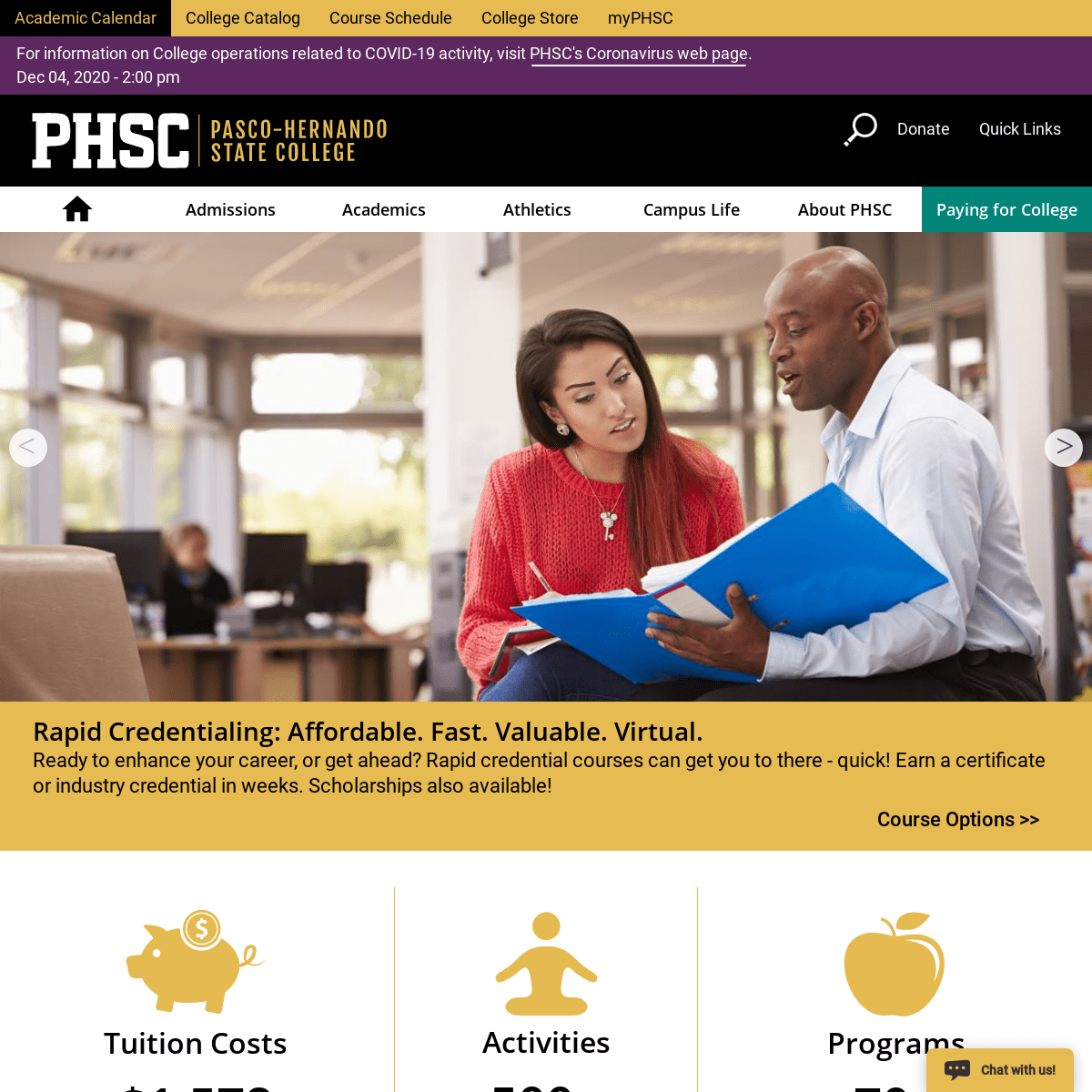 A complete backup of phsc.edu