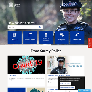 A complete backup of surrey.police.uk