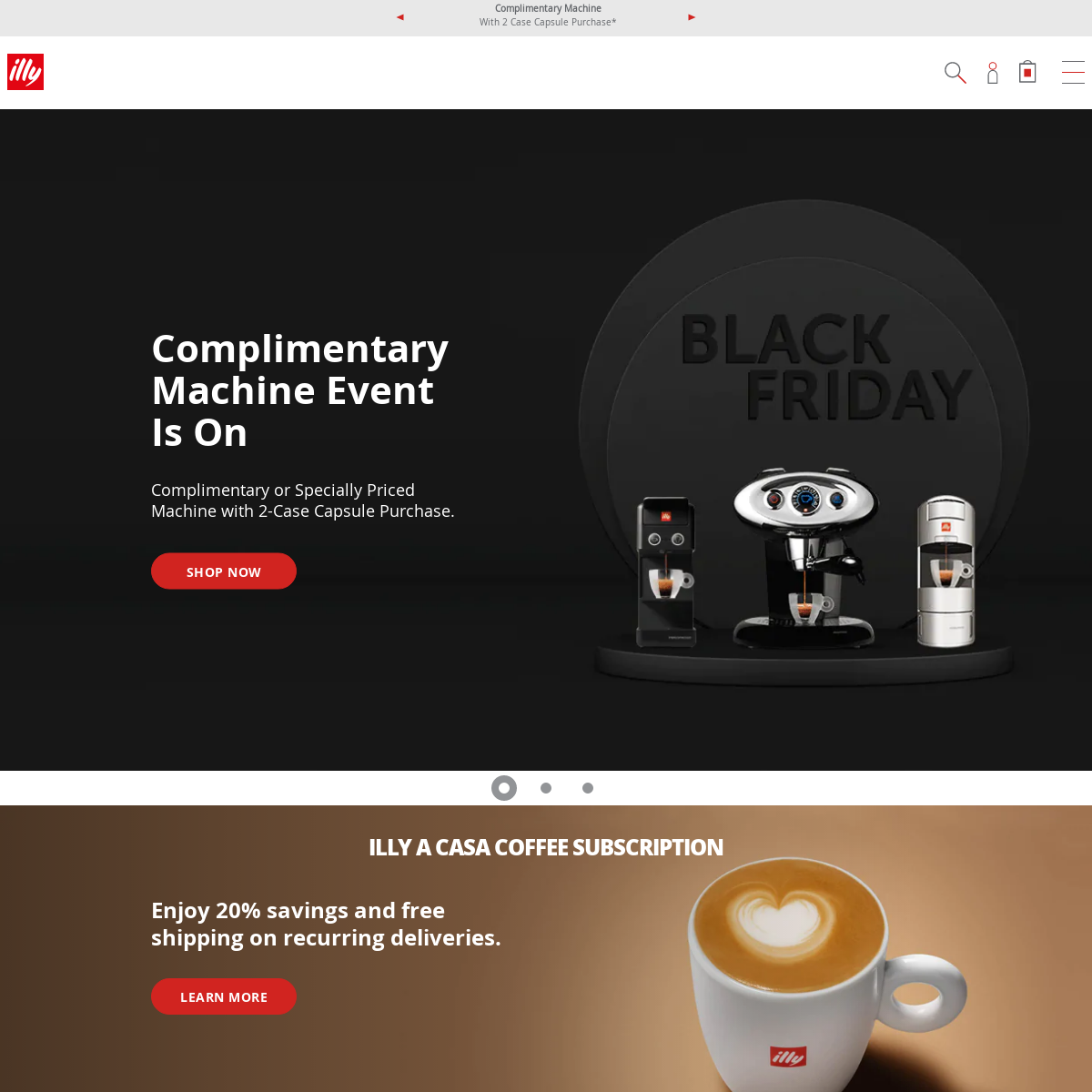 A complete backup of illy.com
