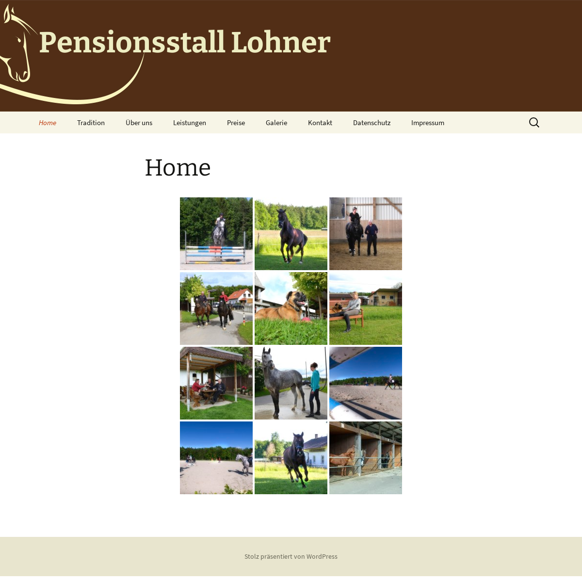 A complete backup of pensionsstall-lohner.de